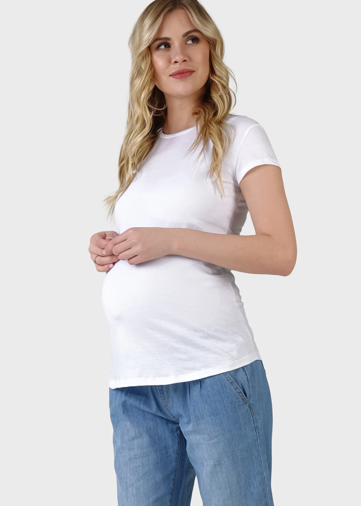 Футболка &quotЭмилия&quot для беременных цвет: белый | Мать и ребенок