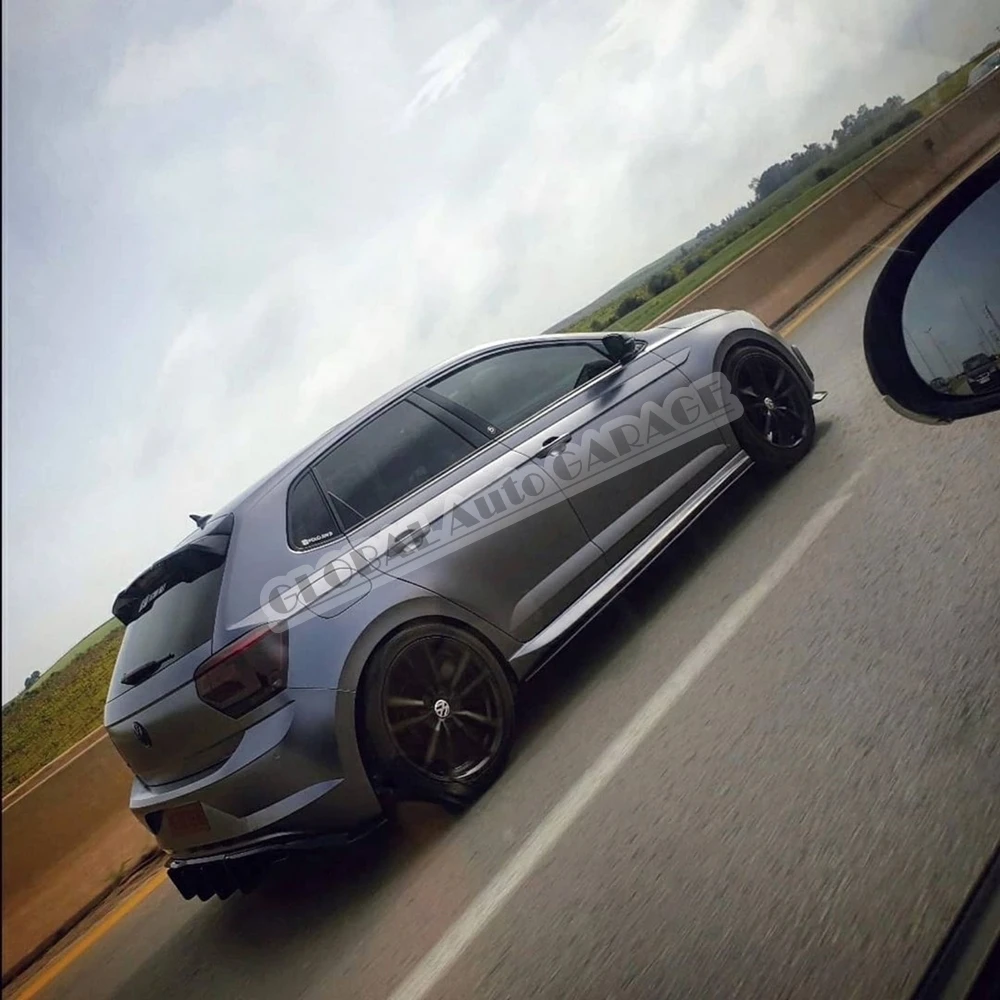 Боковая юбка для Фольксваген Поло порог 2018 2019 2020 2021 отделка порога автомобильный