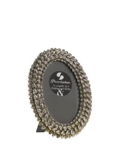 

Paşabahçe Pervin Frame Metal Oval Picture Frame 10x12 cm