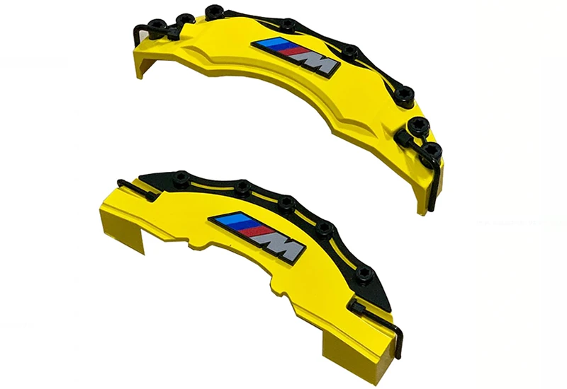 Universal - Caliper Cover A Plus+ Yellow with Emboss Logo, ABS Set