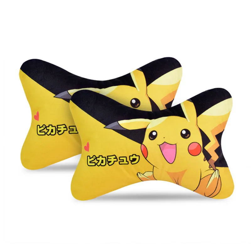 

Pillow Cushion Pillow Quilt POKEMON Pikschu XY Soft Plush Neck Pillow Cute Cartoon Car Seat Accessories Car Decoration Gift Y166
