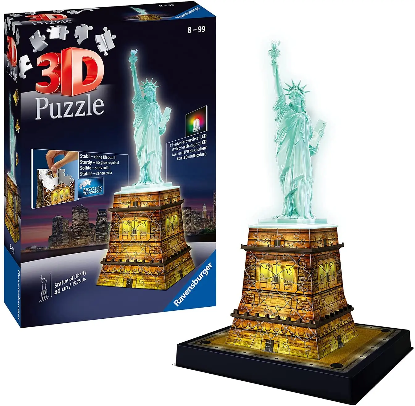 

3D пазл «State of Liberty» из серии «Ночная Ночь» со светодиодный Одом (125968)