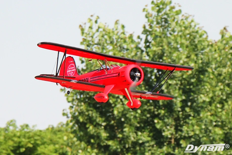 Dynam Waco Red EPO 1270mm Wingspan Biplane Remote Control Mode 2 RC самолет|Радиоуправляемые самолеты| |