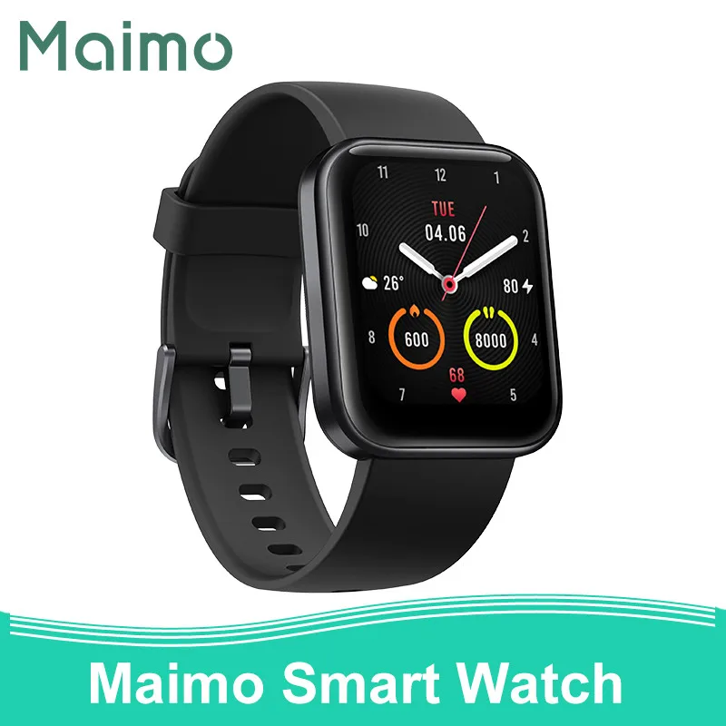 

Maimo Watch Smartwatch 1.69" 24/7 Blood Oxygen Heart Rate Monitoring 5ATM Waterproof Bluetooth5.0 Alexa Voice Control Xiaomi