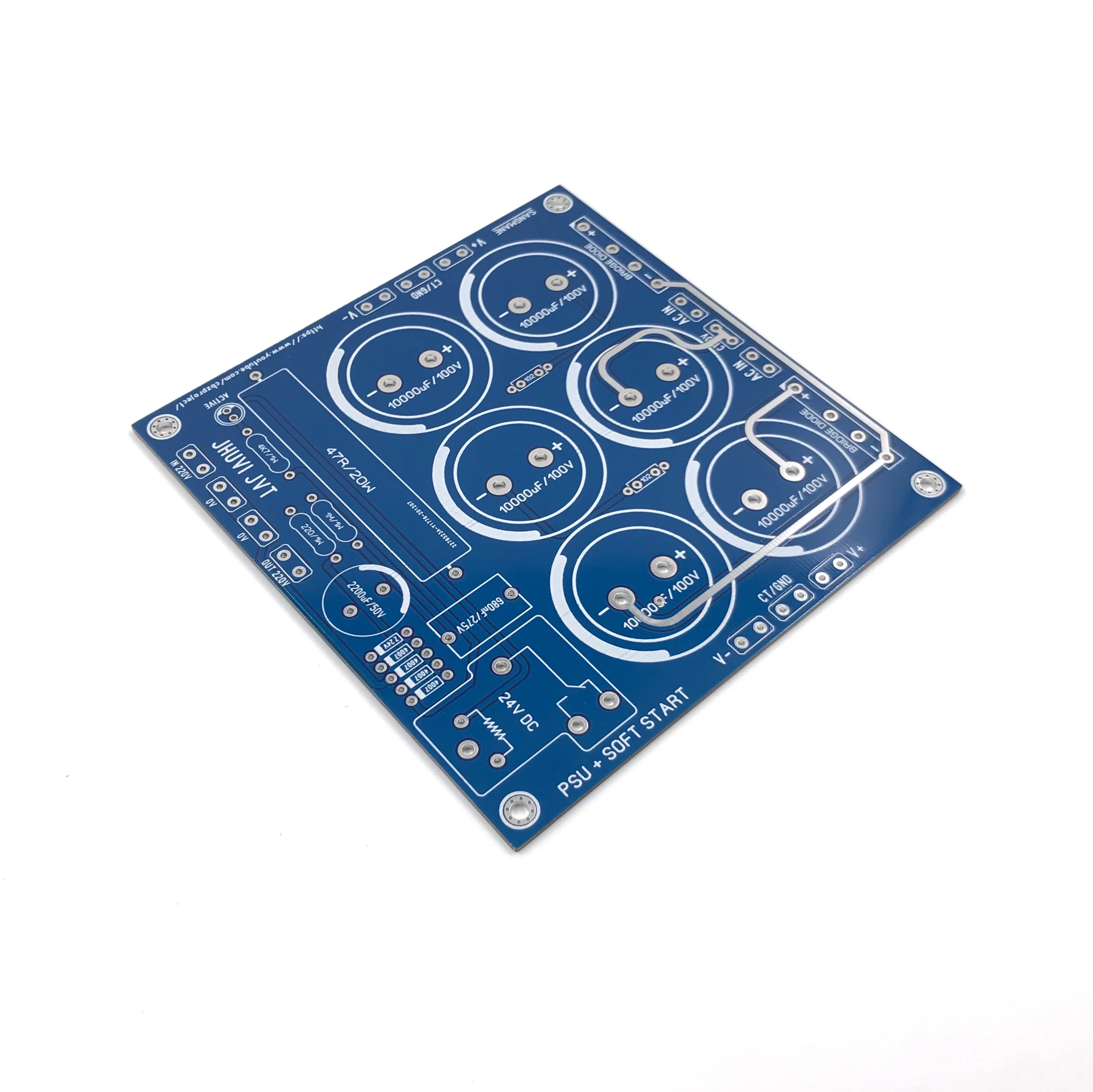 Плата питания с плавным стартом печатная плата для усилителя звука высокой