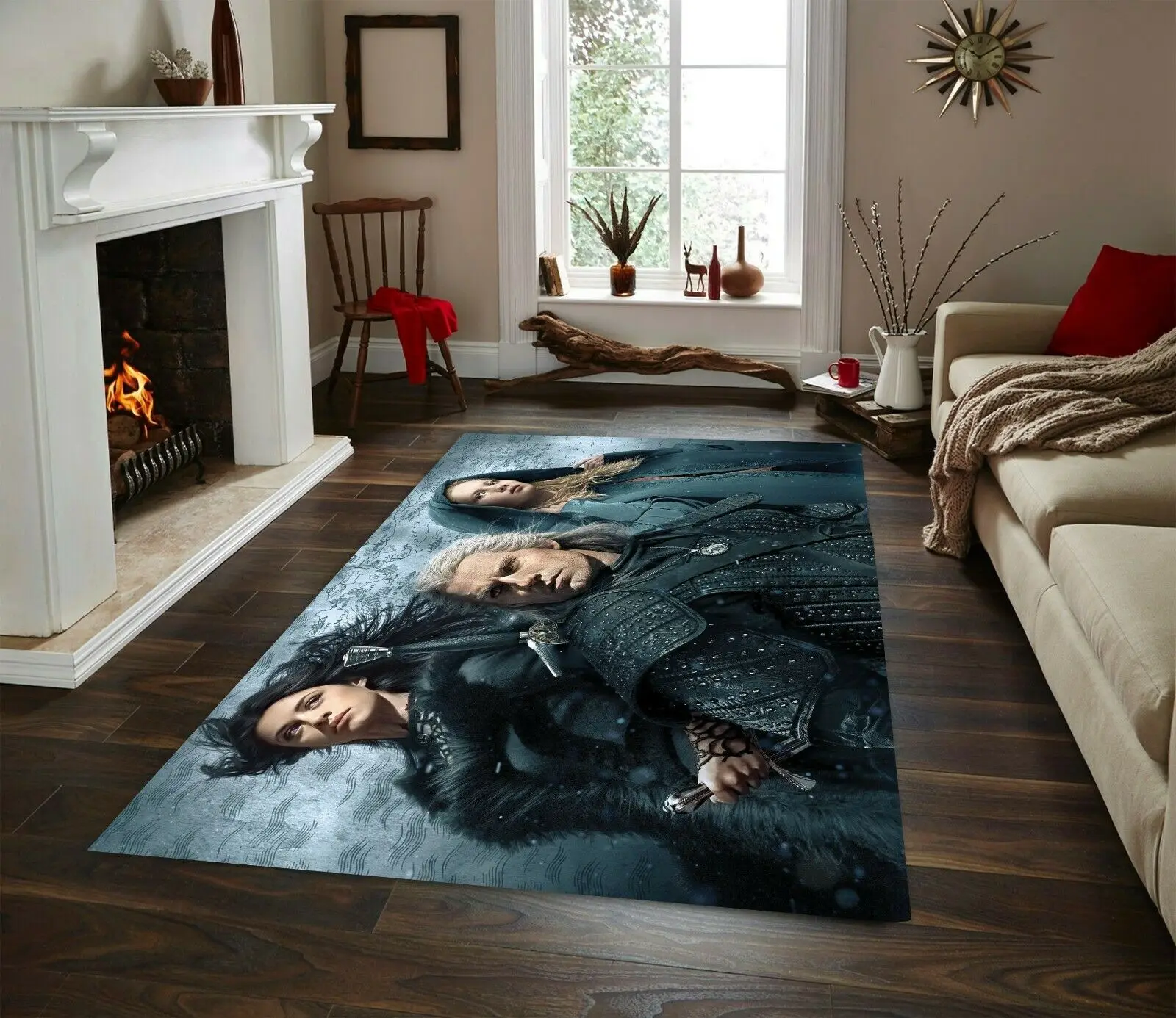 

Witcher 2 Patterned Carpet ,Non Slip Floor Carpet,Teen's Carpet,Turkish Rug