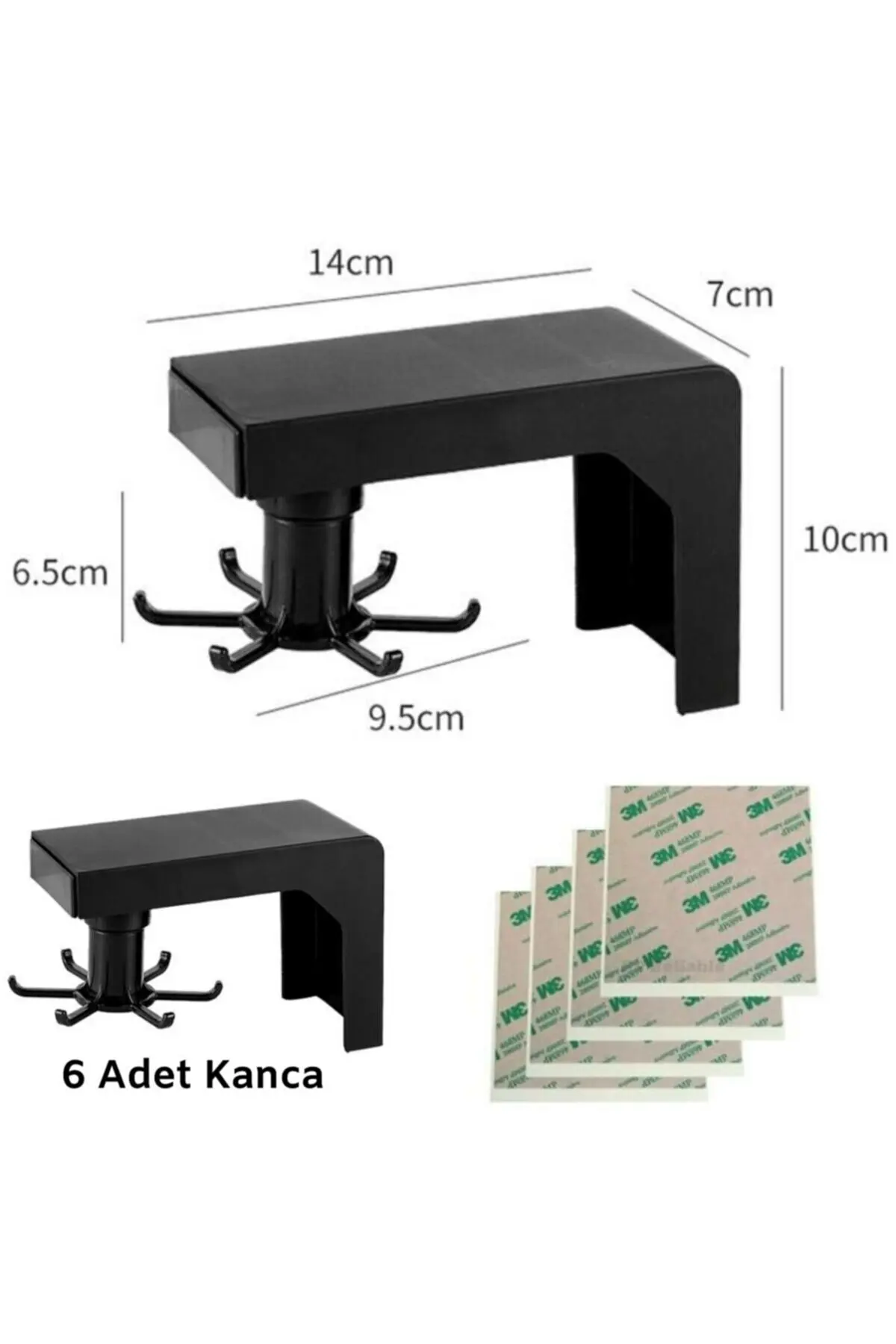 Многофункциональная легко чистящаяся настенная вешалка для кухни ванной