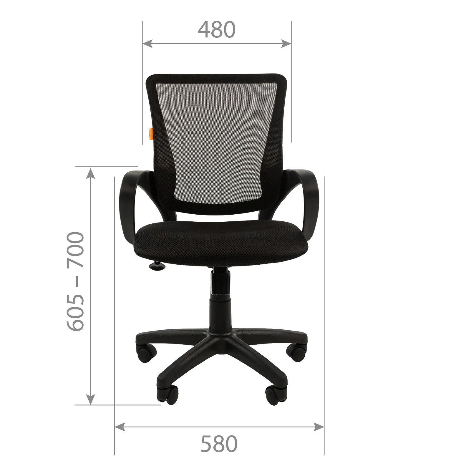 Компьютерное офисное кресло Chairman 969 с сеткой для дома офиса посетителей приемной