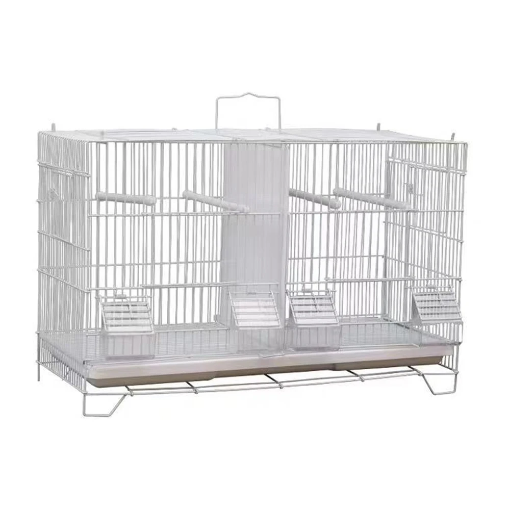 

60*27*40 RTS Canary steel Stainless Partition Steel Pet Breeding Bird Parrot Pigeon Cage