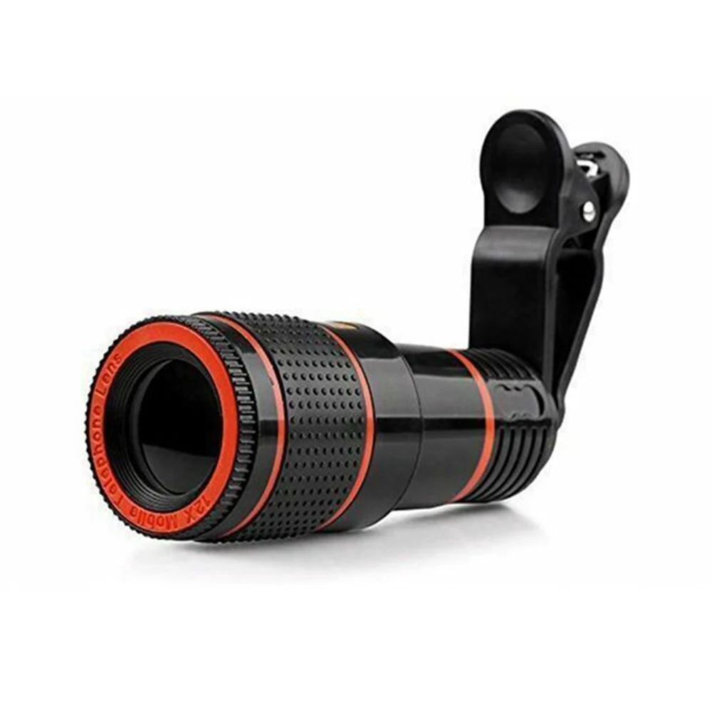 8X Phone Camera Lens Universal Clip Zoom Cell Phone Telescope Lens For Phone External Telescope Phone Accessories