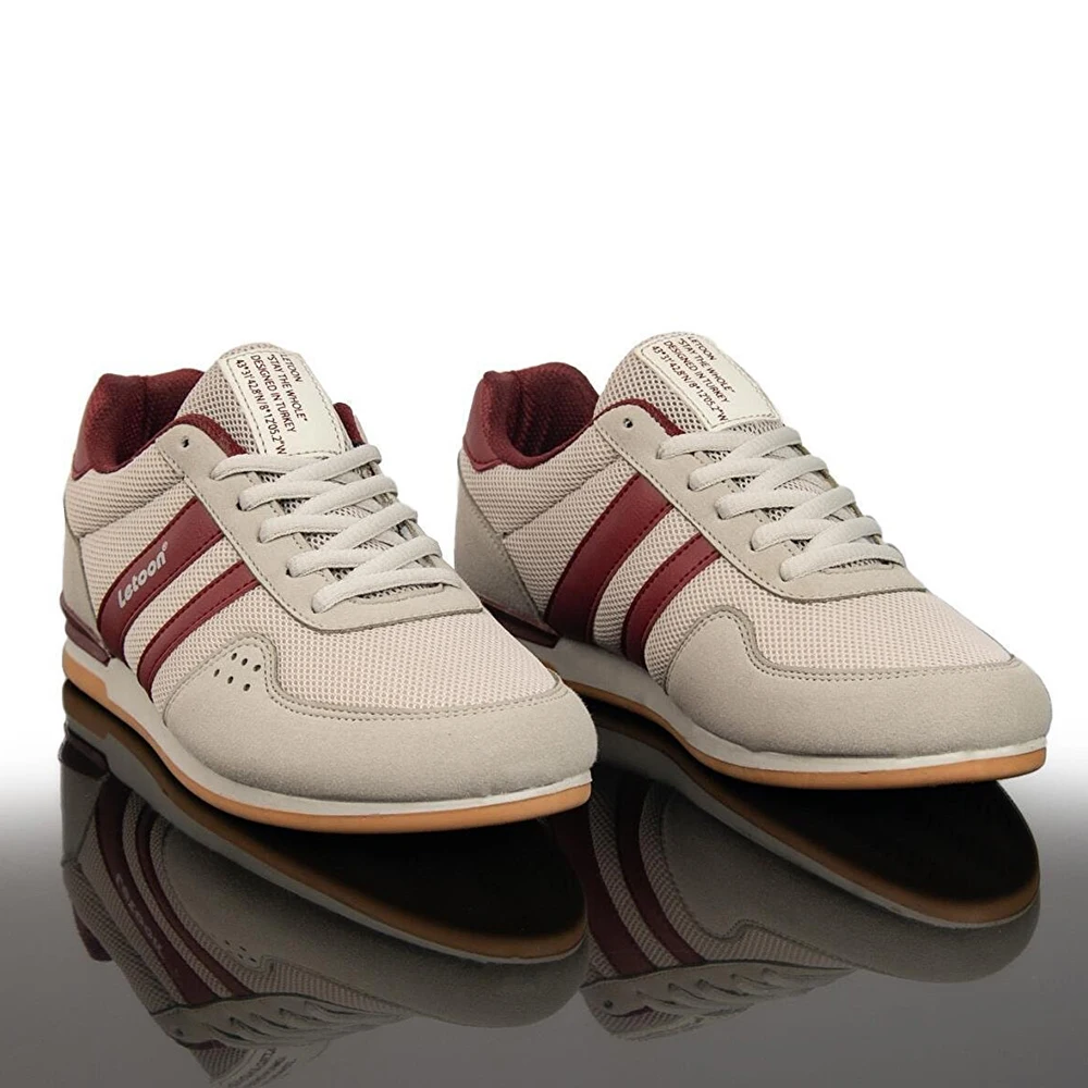 Мужская и женская обувь кроссовки унисекс повседневные тканевые серые бордовые