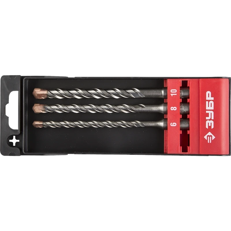 Набор буров по бетону SDS-plus ЗУБР | Инструменты