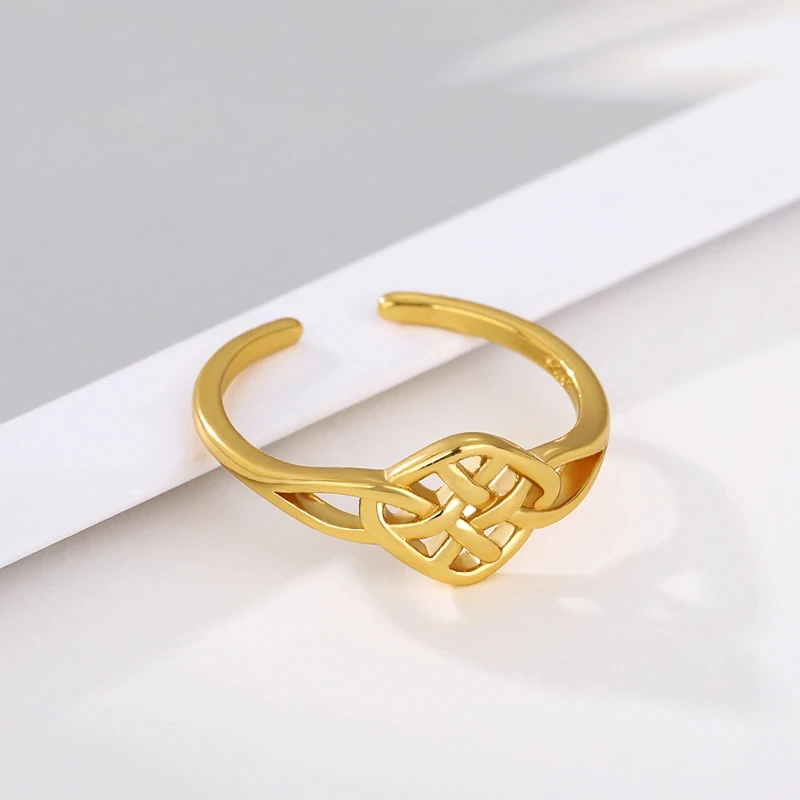 

Женское Винтажное кольцо из нержавеющей стали, обручальное кольцо в форме сердца, с геометрическим узором