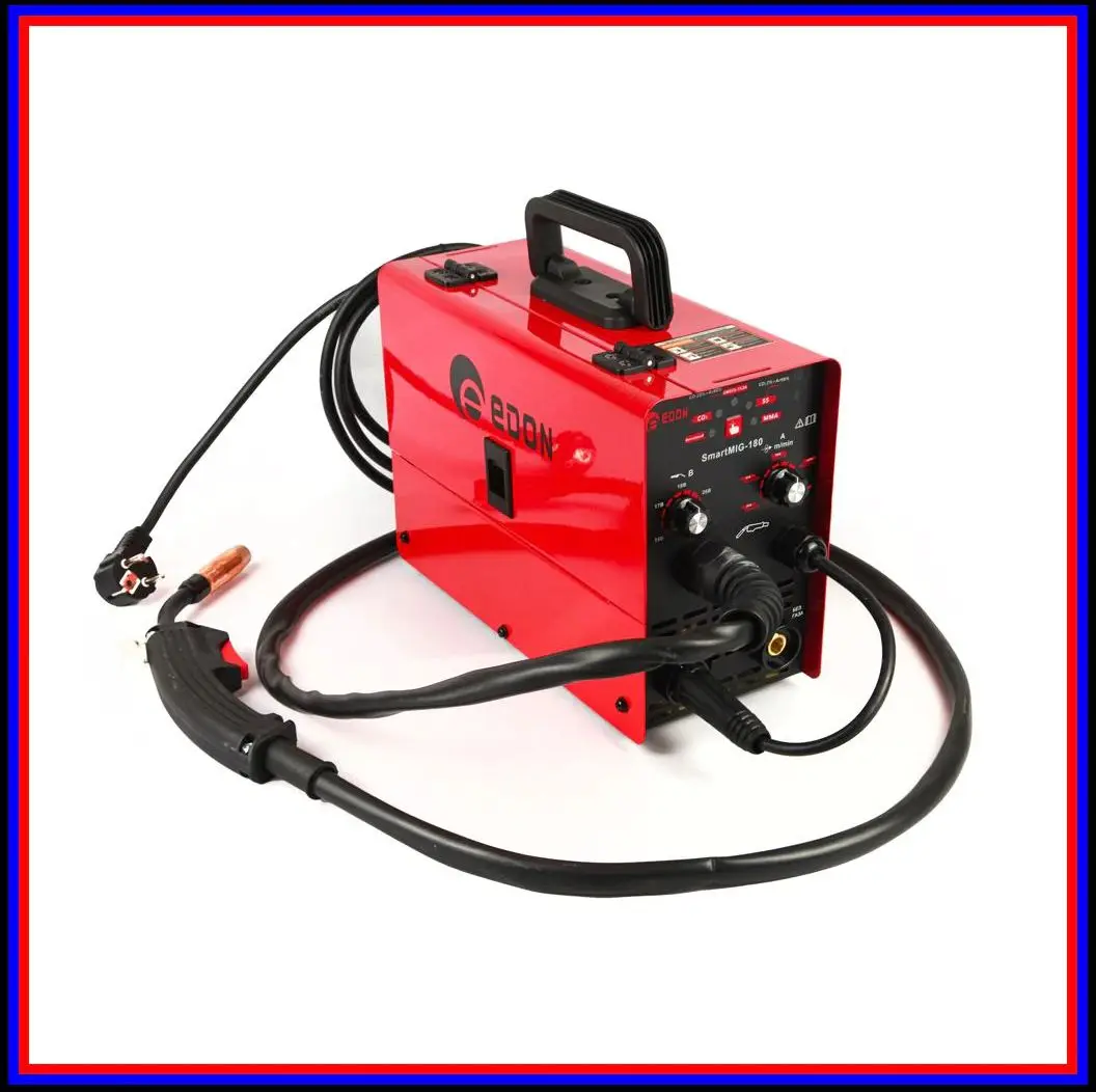 EDON Smart Mig-180 type inverter welding machine 3 in 1 MIG/mag MMA manual arc 220v эдон |