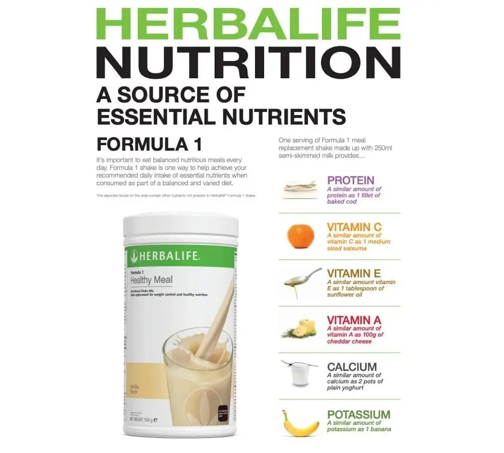

Herbalife Nutrition Shake Mix Weight Control Healthy Meal Replacement Shake 19.4oz 550g Healthy Lifestyle Chocolate Vanilla Nuts