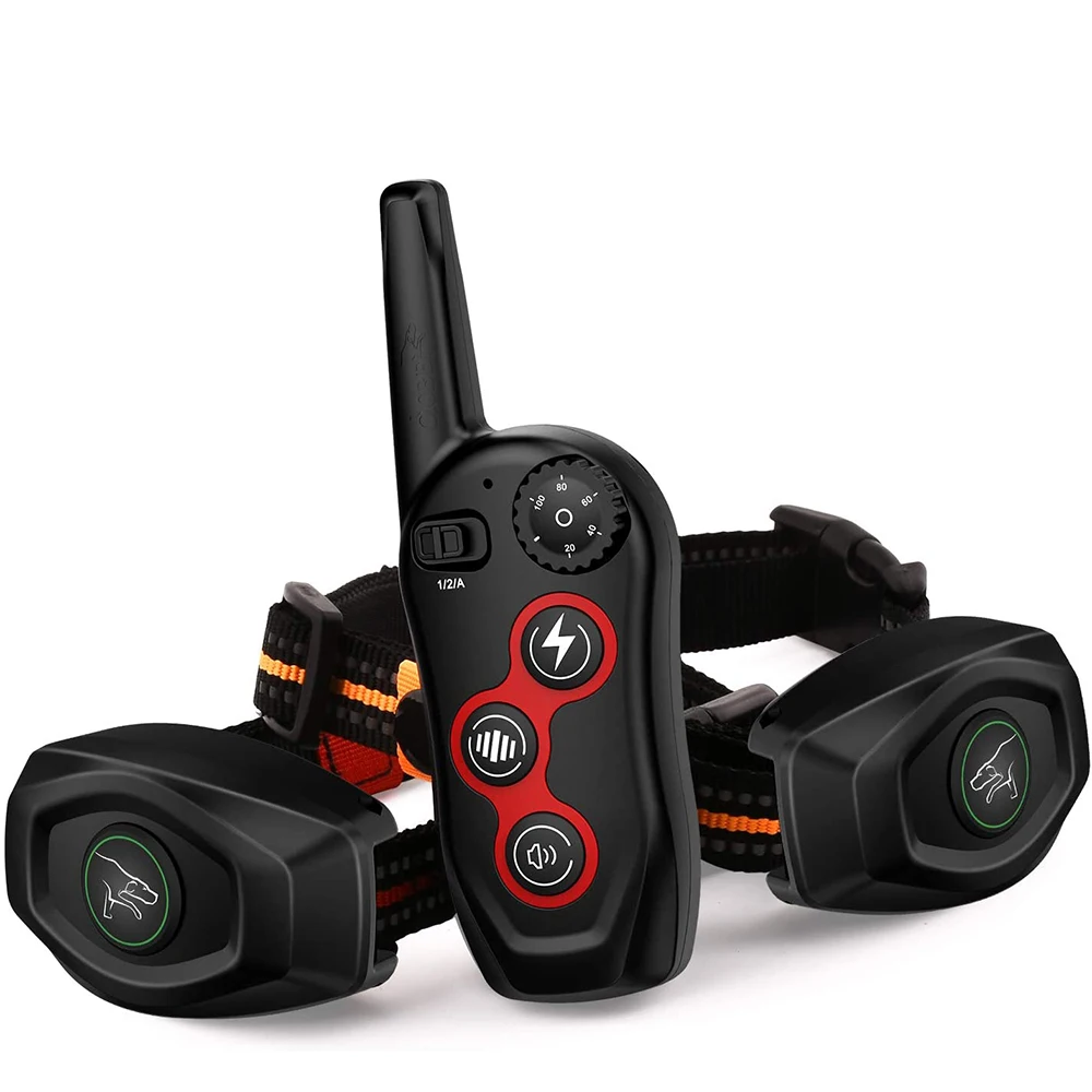 

Dobe 2 in 1 Dog Training Collar - Dog bark Collar - Rechargeable Remote Dog Shock Collar W/3 Training Modes, Beep, Vibration, Sh
