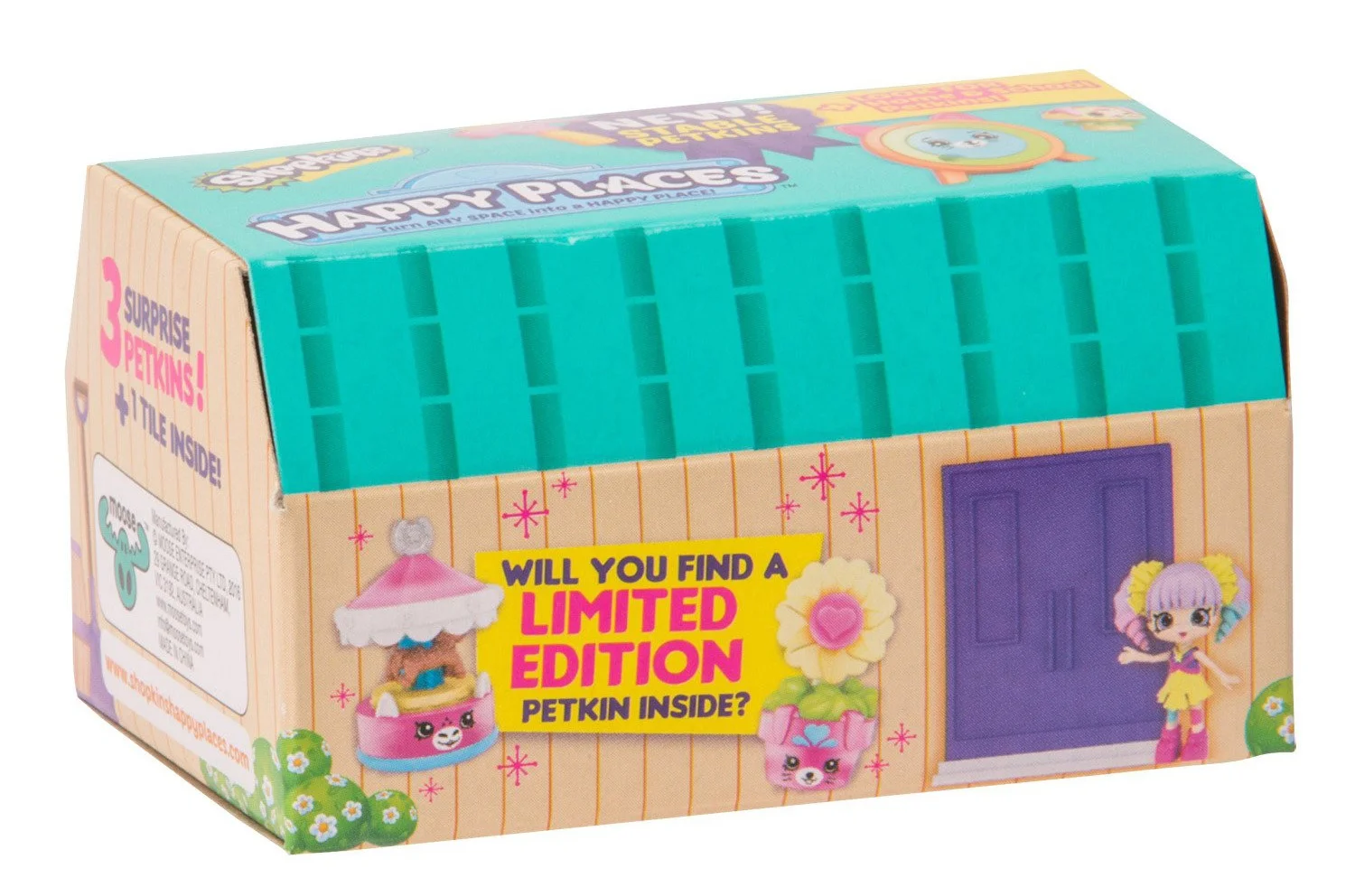 Игровой набор Shopkins Happy Places Посылка сюрприз с фигуркой Петкинс (56667)|Другие