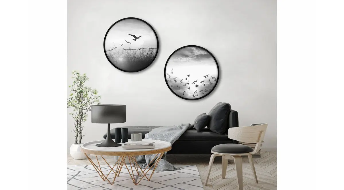 

FREEDOM CONCEPT WALL PANEL WITH METAL FRAME DOUBLE SET