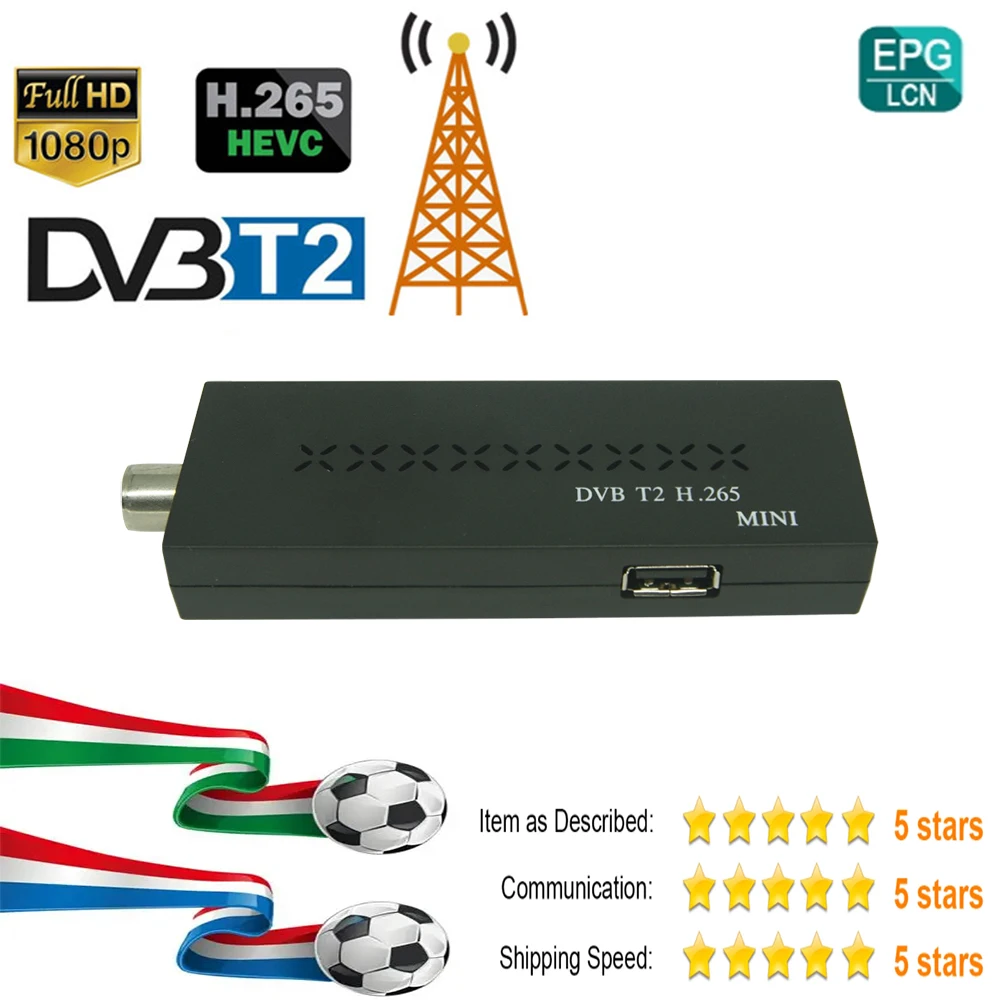 

Haohsat DVB T2 итальянский ТВ-тюнер T2mini декодер цифровая ТВ-приставка Earth T2 Italia Hevc 10Bit Wifi H265 Sdr-ресивер