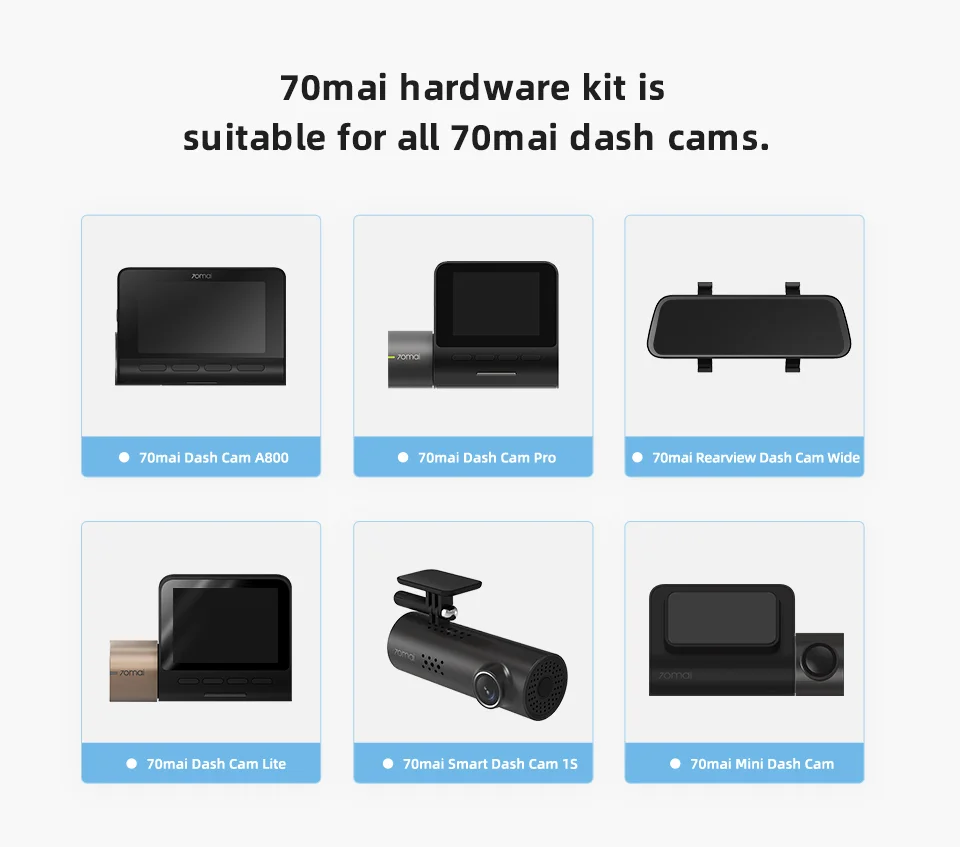Кабель прямого подключения для видеорегистратора 70mai Hardware Kit UP02 4K A800S A500S A400 D06 D07