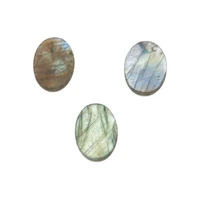 5pcs natural stone genuine labradorite cabochons flat oval 10x14mm jewelry making craft material for diy earrings ring pendant