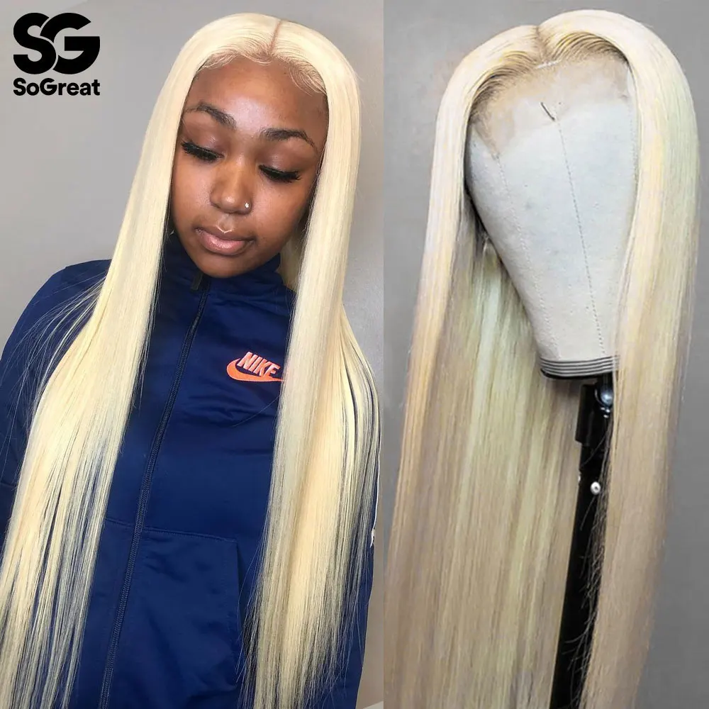 Парик из человеческих волос 613 парик короткий бразильский 4x4 Full Hd фронтальный