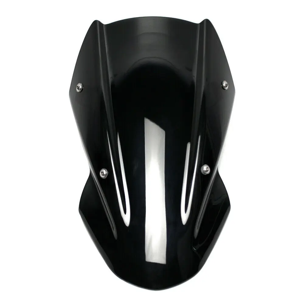 Smoke Для Kawasaki Z650- лобовое стекло мотоцикла с монтажным кронштейном - Цвет: Smoke