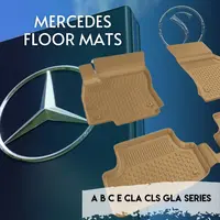 Custom Car floor mats for Mercedes A Series B C E CLA CLS GLA W176 W177 SD V177 W246 W247 Coupe W204 W205 W212 odorless Accesory