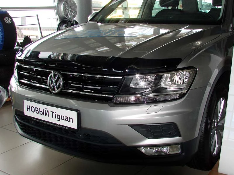 Дефлектор капота темный VOLKSWAGEN Tiguan 2016 |Навесы и укрытия| |