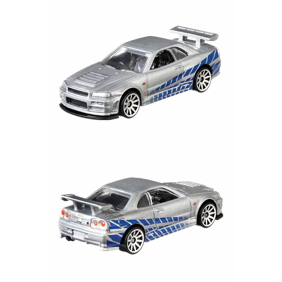 Автомобили Hot Wheels Fast &amp Furious GYN28 - Nissan Skyline Gt-R Paul Walker's and Car JDM автомобили для дрифта