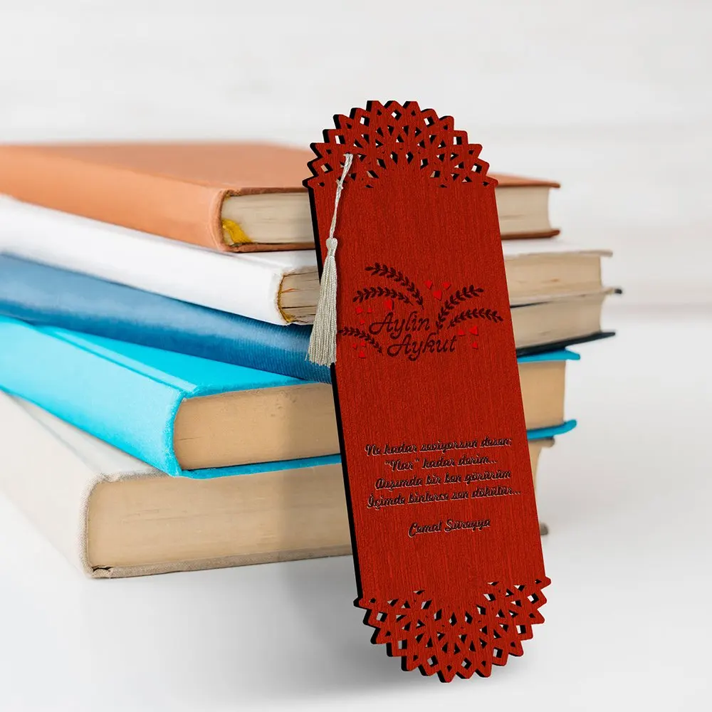 

Персонализированные деревянные подставки для книг бюсирли, модель 5-5