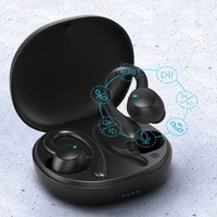 ear hook sport headphone bluetooth compatible earphone wireless headset noise control with microphone high quality stereo audio