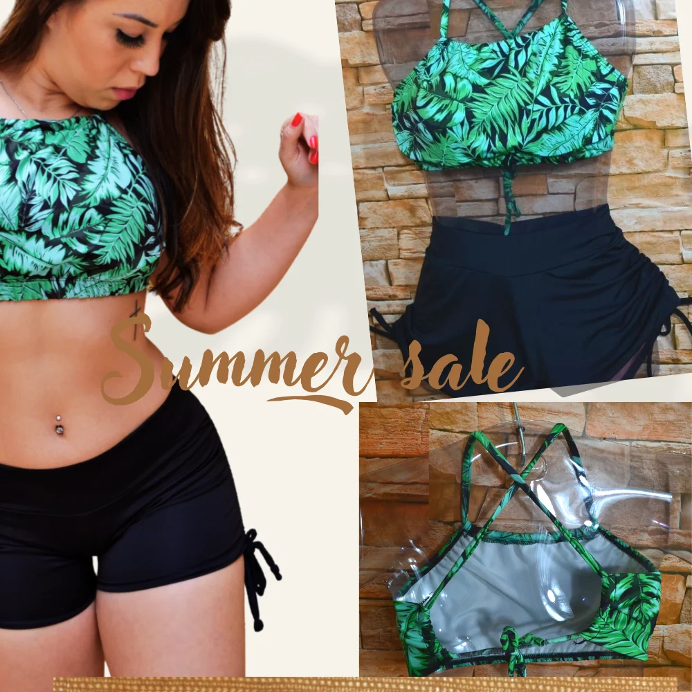 

Cropped High Waist Bikini And Fixed Bojo 2020