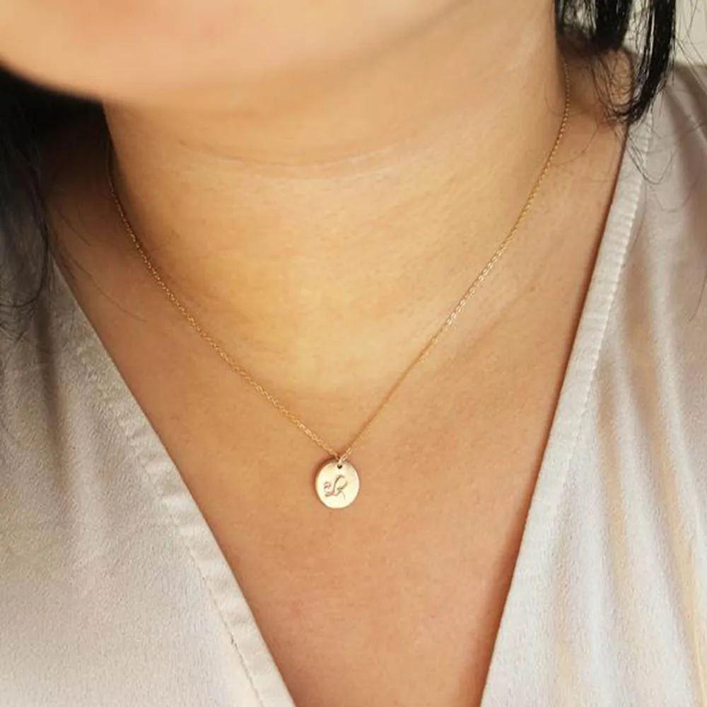 Gold Zodiac Necklace Sign Constellation Bridesmaid 15mm MT6956 10Pcs/Lot | Украшения и аксессуары