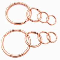 jump ring rose gold key ring split ring iron key chain round ring 10121525mm diy charm jewelry purse accessories