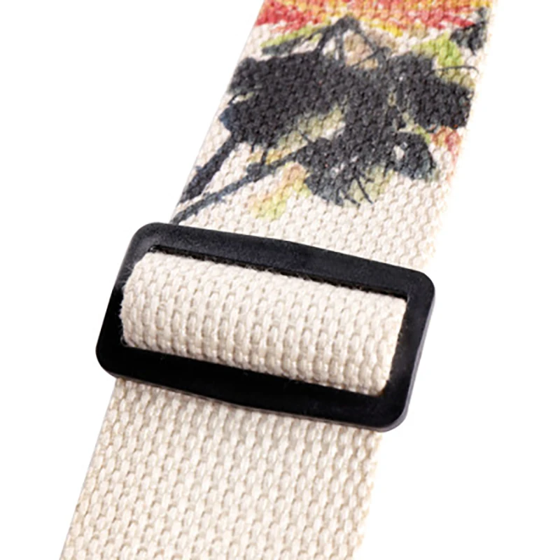 Новый хлопковый напечатанный гитарный ремешок термотрансферный с диагональным