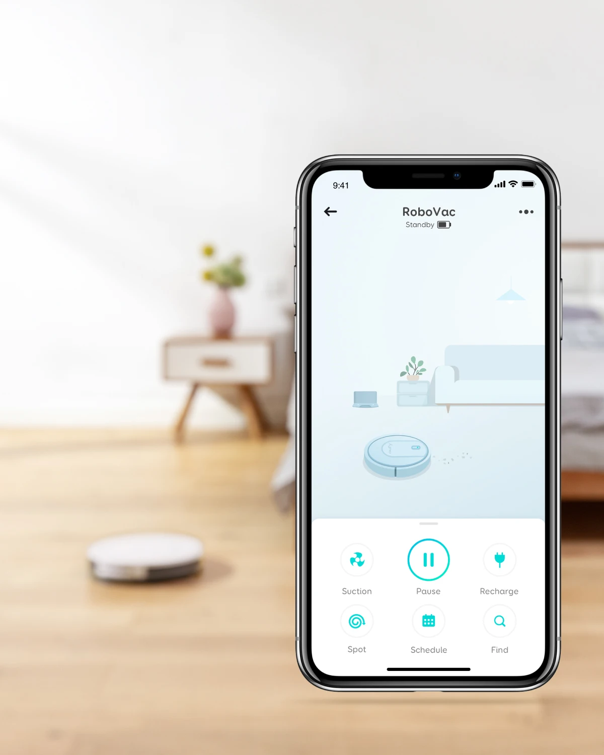 Робот пылесос Anker Eufy RoboVac G10 Hybrid - White | Бытовая техника