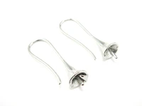 earring hooks with ball setting ear wires 28 7mm brass earring findings with ball setting 6pcs rp016