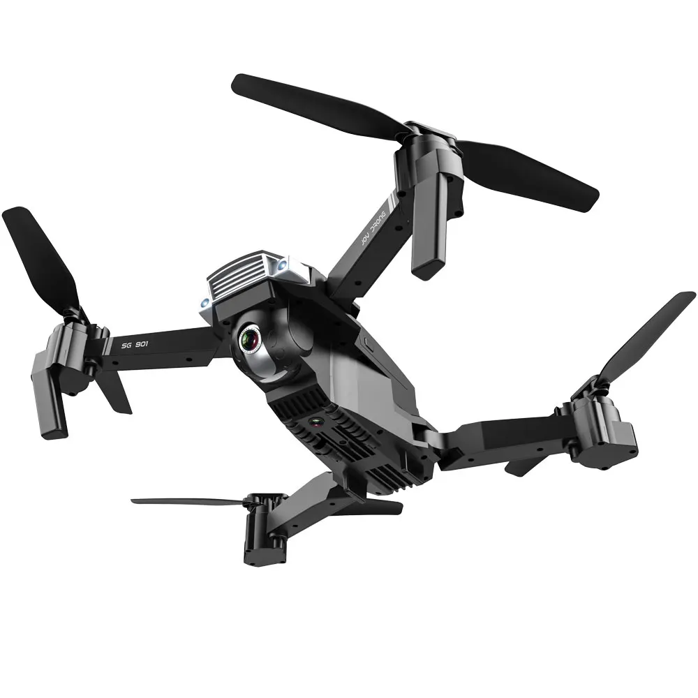 Drone 4K SG901 Cool Quadcopter 2 Camera Stable Gimbal Altitude Hold 4096x3072P 2048*1080P HD Gift Kids Uav 2.4G 4CH 6-Axis dron