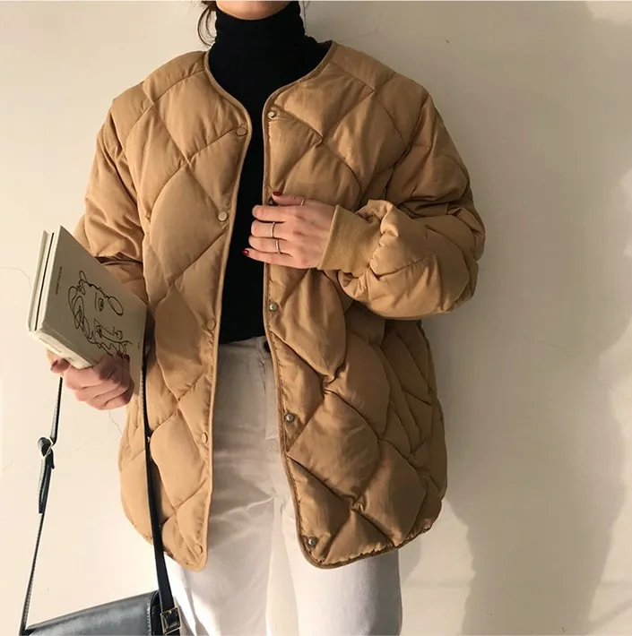 Женская короткая осенне Весенняя повседневная куртка на пуговицах|Женские