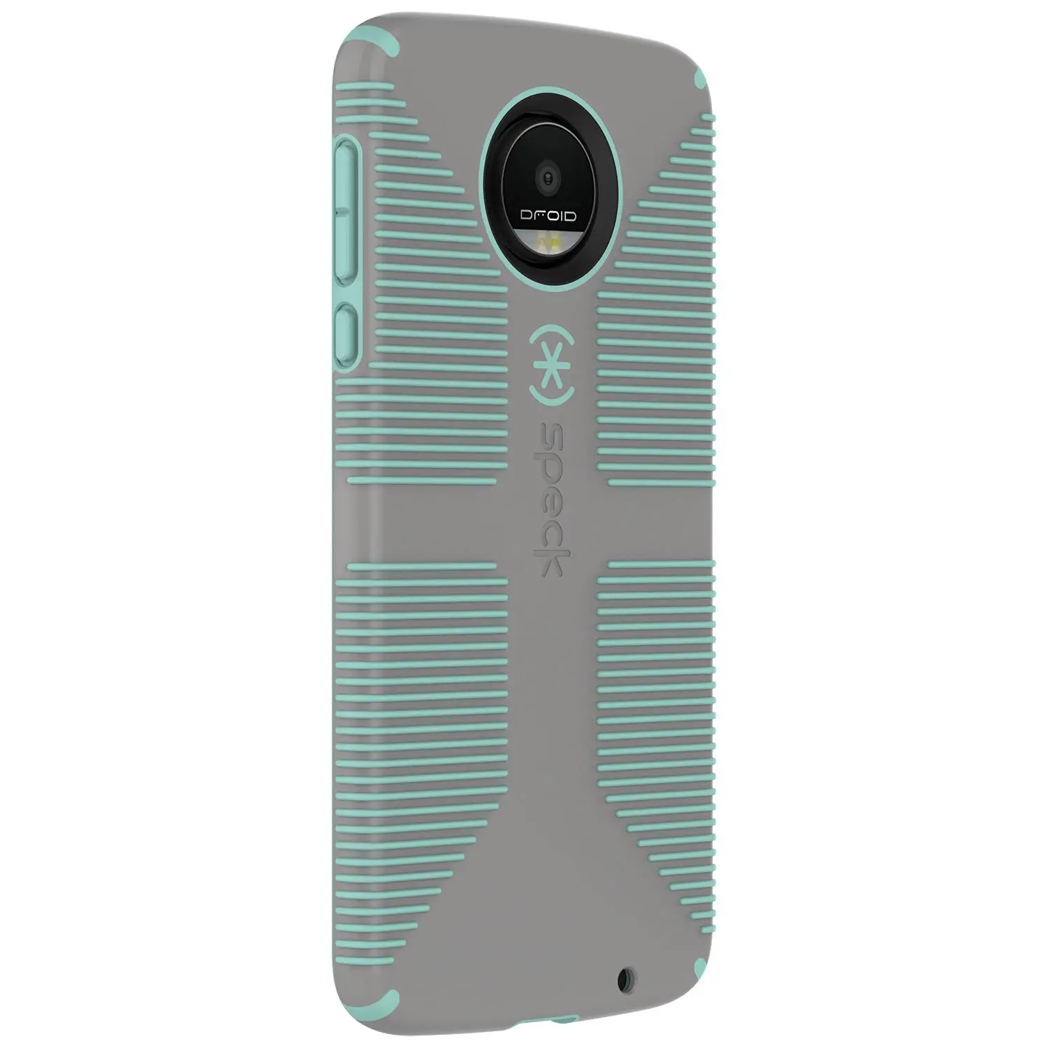 Чехол Speck CandyShell Grip Series для дроида Moto Z - серый/светло-зеленый |