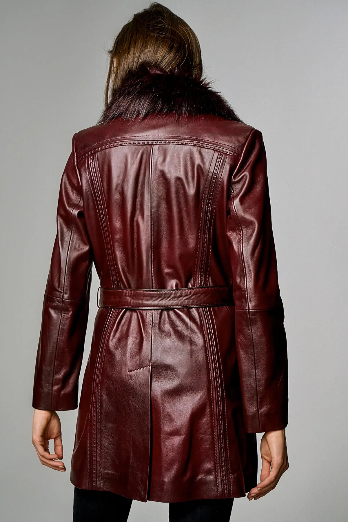 Рисунок 6 - Женская байкерская куртка из натуральной овечьей кожи