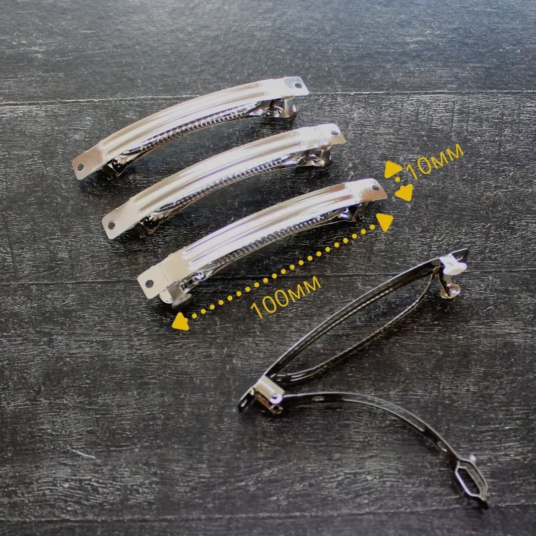 Основа для заколок &quotавтомат&quot фурнитура изготовления 100мм*10мм 4 шт