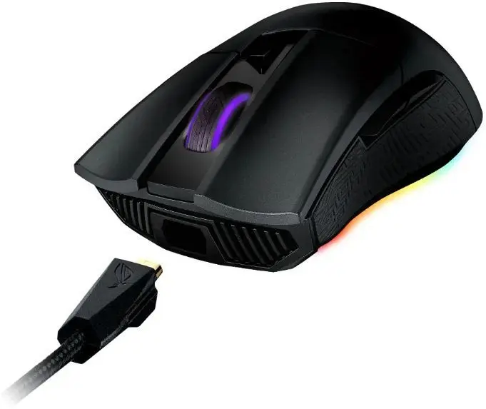 Мышь ASUS ROG Gladius II Origin bulk оптическая проводная 12000 dpi USB подсветка цвет: черный|Мыши| |