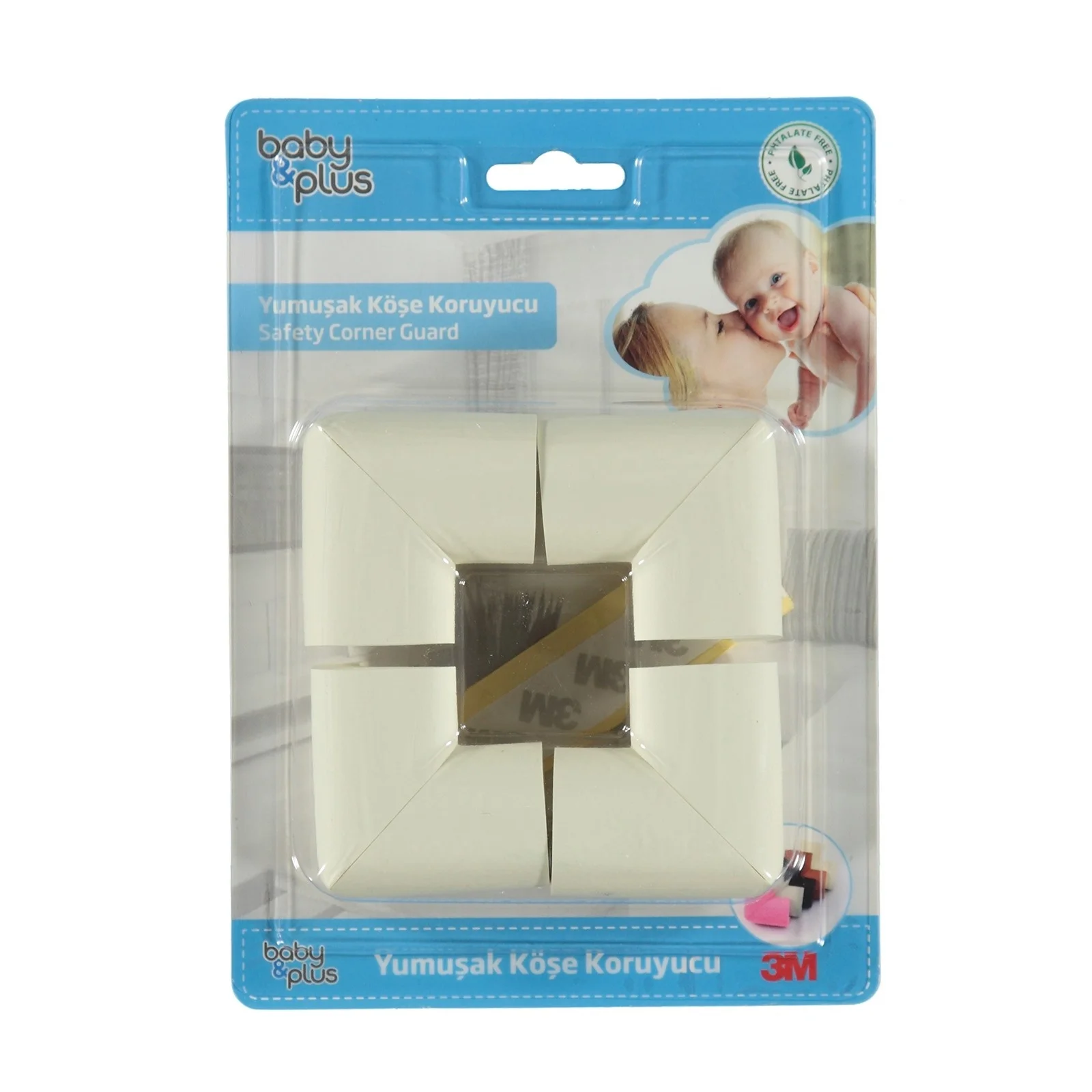 Ebebek baby plus Мягкий край и угловая защита 50x50x30 см|Бамперы для края углов| |