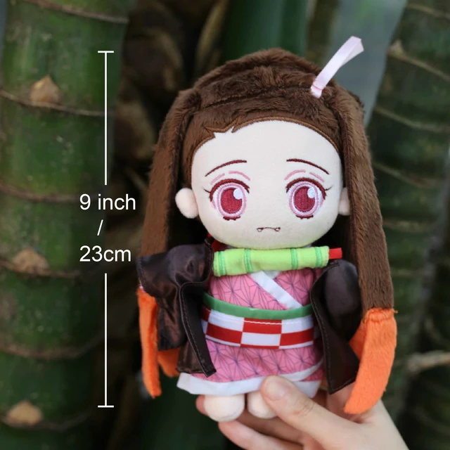 Boneca de pelúcia nezuko demônio slayer roupas mutáveis japão anime nezuko  kamado plushie 20cm 7.8 polegada brinquedo dos desenhos animados presente