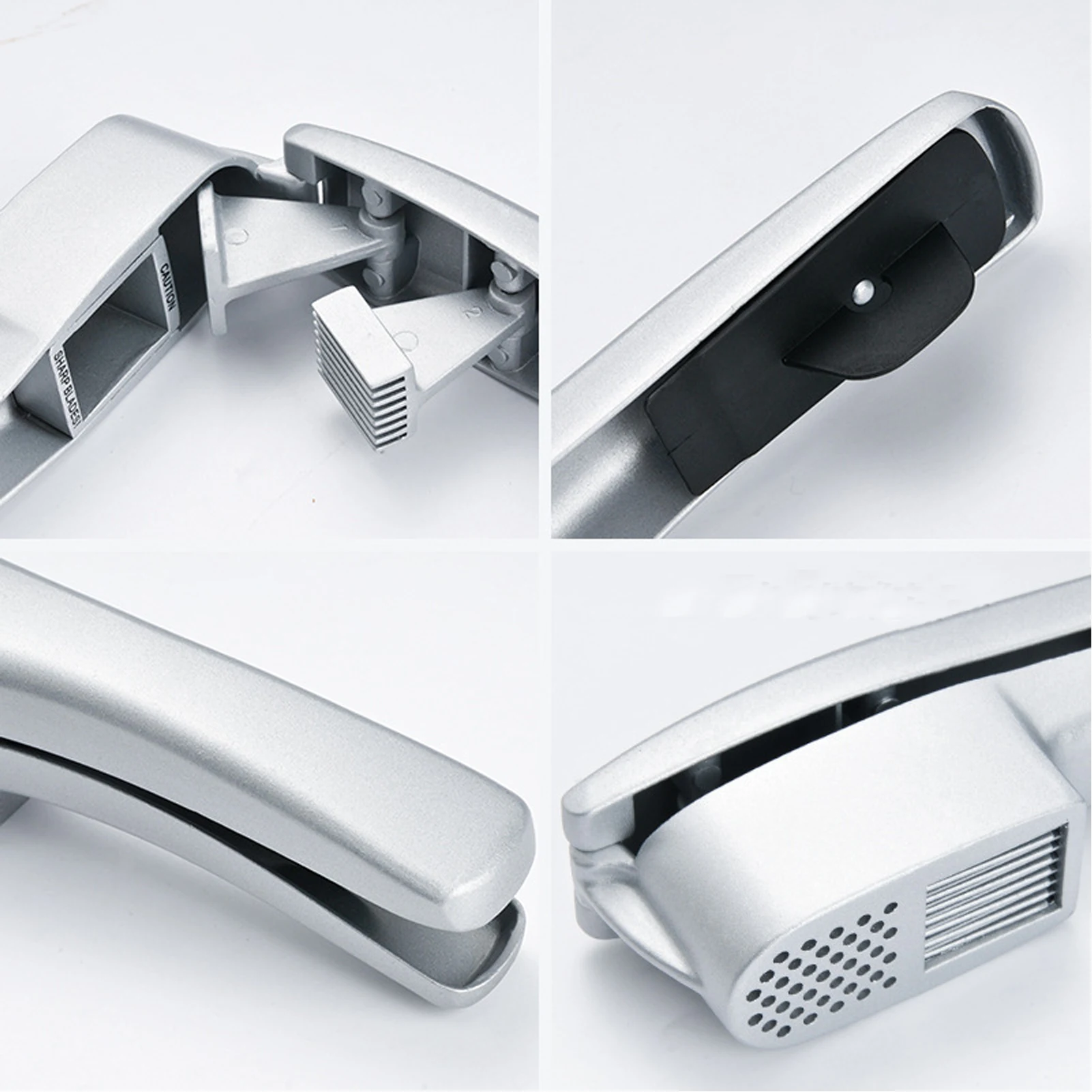 

Garlic Press Metal Garlic Slicer Nut Crusher Ginger Press Garlic Masher Multi-functional Kitchen Tool