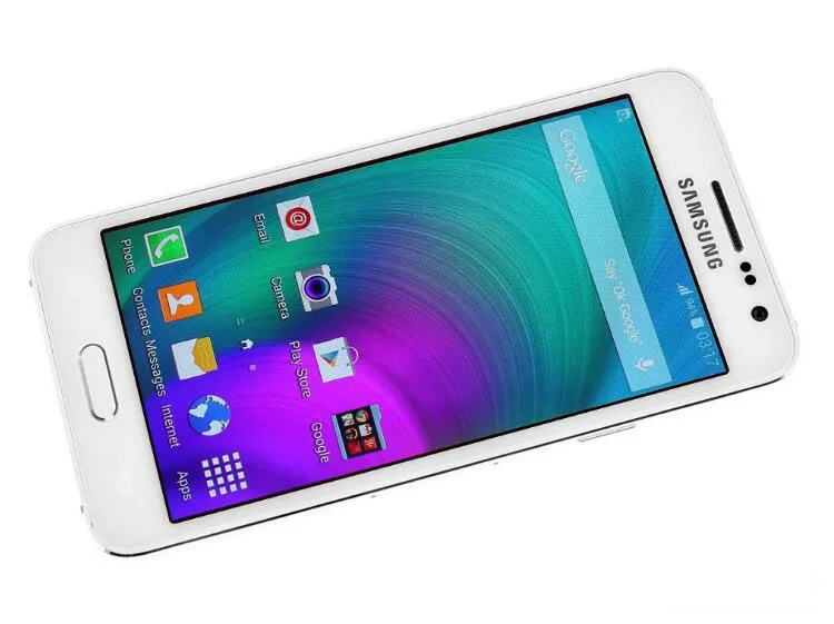 Смартфон Samsung Galaxy A3 A300F Заводская разблокировка 4 5 дюйма 1 ГБ ОЗУ 8 Гб ПЗУ GSM Мп Android