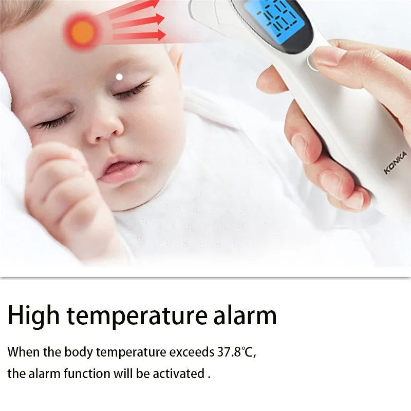 СВЕТОДИОДНЫЙ цифровой ушной термометр KONKA умный энергосберегающий пистолет с