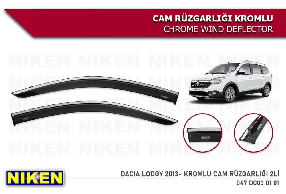 Для Dacia Lodgy ветровым щитком хром дождь окна Козырьки 2013 2014 2015 2016 2017 2018 2019 2020